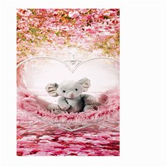 Elephant Heart Plush Vertical Toy Large Garden Flag (two Sides) by Nexatart