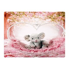 Elephant Heart Plush Vertical Toy Double Sided Flano Blanket (mini)  by Nexatart