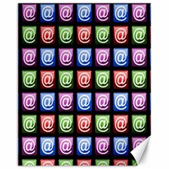 Email At Internet Computer Web Canvas 16  X 20   by Nexatart