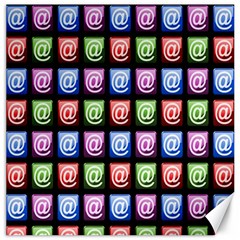 Email At Internet Computer Web Canvas 20  X 20   by Nexatart