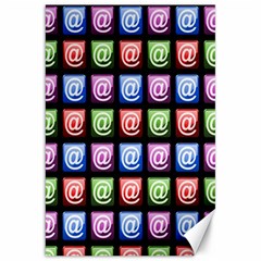 Email At Internet Computer Web Canvas 20  X 30   by Nexatart