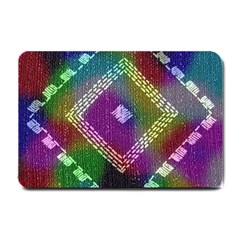 Embroidered Fabric Pattern Small Doormat  by Nexatart