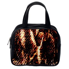 Fabric Yikes Texture Classic Handbags (One Side)