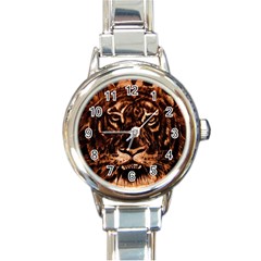 Eye Of The Tiger Round Italian Charm Watch