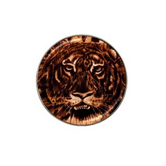 Eye Of The Tiger Hat Clip Ball Marker by Nexatart