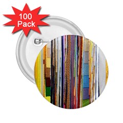 Fabric 2 25  Buttons (100 Pack) 