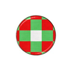 Fabric Christmas Colors Bright Hat Clip Ball Marker by Nexatart