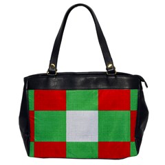 Fabric Christmas Colors Bright Office Handbags