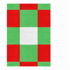 Fabric Christmas Colors Bright Small Garden Flag (two Sides) by Nexatart