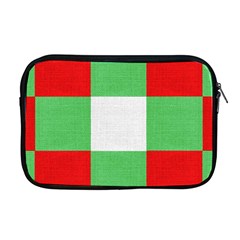 Fabric Christmas Colors Bright Apple Macbook Pro 17  Zipper Case by Nexatart