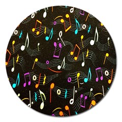 Fabric Cloth Textile Clothing Magnet 5  (round) by Nexatart