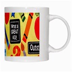 Fabric Cloth Textile Clothing White Mugs Right