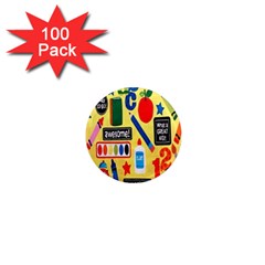 Fabric Cloth Textile Clothing 1  Mini Magnets (100 Pack)  by Nexatart