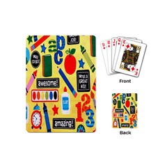 Fabric Cloth Textile Clothing Playing Cards (mini)  by Nexatart