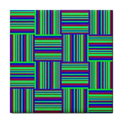 Fabric Pattern Design Cloth Stripe Tile Coasters by Nexatart