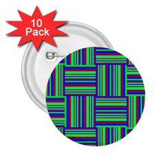 Fabric Pattern Design Cloth Stripe 2 25  Buttons (10 Pack)  by Nexatart