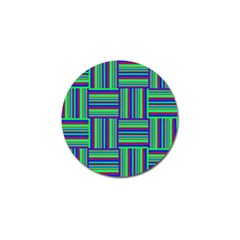 Fabric Pattern Design Cloth Stripe Golf Ball Marker by Nexatart