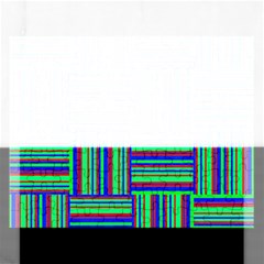 Fabric Pattern Design Cloth Stripe Rectangular Jigsaw Puzzl by Nexatart