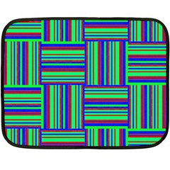 Fabric Pattern Design Cloth Stripe Double Sided Fleece Blanket (mini)  by Nexatart