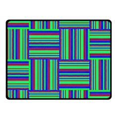 Fabric Pattern Design Cloth Stripe Fleece Blanket (small)