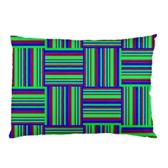 Fabric Pattern Design Cloth Stripe Pillow Case (two Sides) by Nexatart