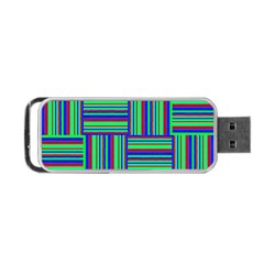 Fabric Pattern Design Cloth Stripe Portable Usb Flash (one Side)