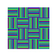 Fabric Pattern Design Cloth Stripe Small Satin Scarf (square) by Nexatart