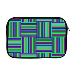 Fabric Pattern Design Cloth Stripe Apple Macbook Pro 17  Zipper Case