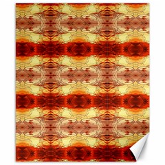 Fabric Design Pattern Color Canvas 8  X 10 