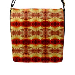 Fabric Design Pattern Color Flap Messenger Bag (l)  by Nexatart