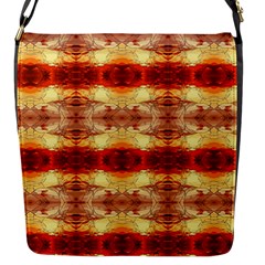 Fabric Design Pattern Color Flap Messenger Bag (s) by Nexatart