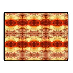 Fabric Design Pattern Color Double Sided Fleece Blanket (small) 