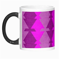 Fabric Textile Design Purple Pink Morph Mugs by Nexatart