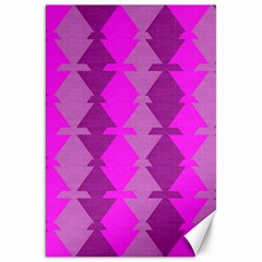 Fabric Textile Design Purple Pink Canvas 20  X 30   by Nexatart