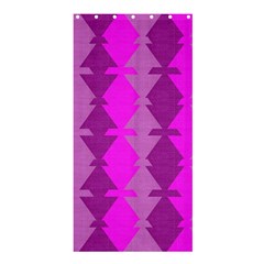 Fabric Textile Design Purple Pink Shower Curtain 36  X 72  (stall)  by Nexatart