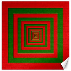 Fabric Texture 3d Geometric Vortex Canvas 12  X 12  