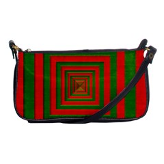 Fabric Texture 3d Geometric Vortex Shoulder Clutch Bags by Nexatart