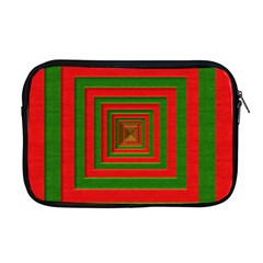 Fabric Texture 3d Geometric Vortex Apple Macbook Pro 17  Zipper Case