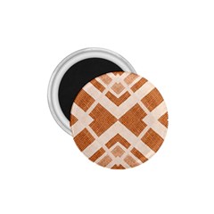 Fabric Textile Tan Beige Geometric 1 75  Magnets