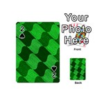 Fabric Textile Texture Surface Playing Cards 54 (Mini)  Front - Spade2