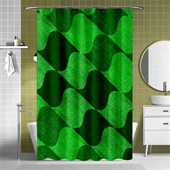 Fabric Textile Texture Surface Shower Curtain 48  X 72  (small) 