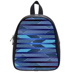 Fabric Texture Alternate Direction School Bags (small) 