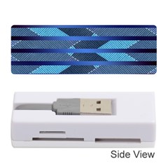 Fabric Texture Alternate Direction Memory Card Reader (stick)  by Nexatart