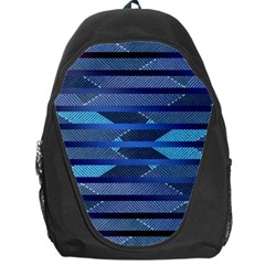 Fabric Texture Alternate Direction Backpack Bag by Nexatart