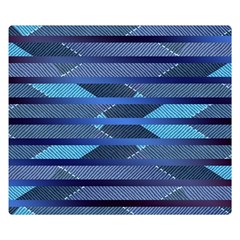 Fabric Texture Alternate Direction Double Sided Flano Blanket (small)  by Nexatart