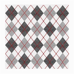 Fabric Texture Argyle Design Grey Medium Glasses Cloth by Nexatart