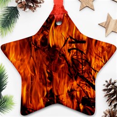 Fire Easter Easter Fire Flame Ornament (star)