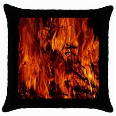 Fire Easter Easter Fire Flame Throw Pillow Case (black) by Nexatart