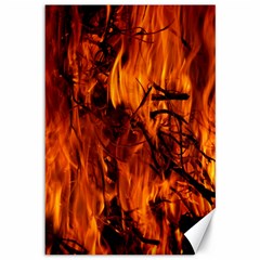 Fire Easter Easter Fire Flame Canvas 12  X 18   by Nexatart