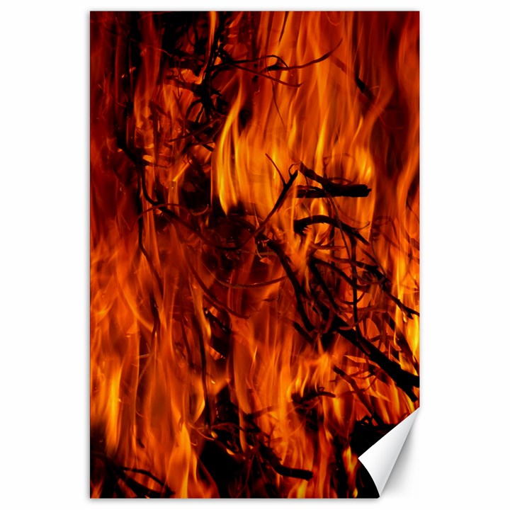 Fire Easter Easter Fire Flame Canvas 20  x 30  